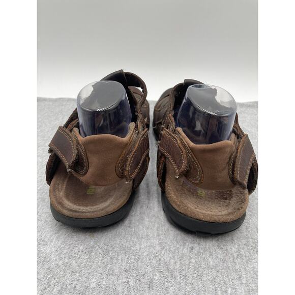 Dunham Mens 13 B Leather Casual Slip On Fisherman Sandals Shoes Beach Adjustable - Picture 5 of 12